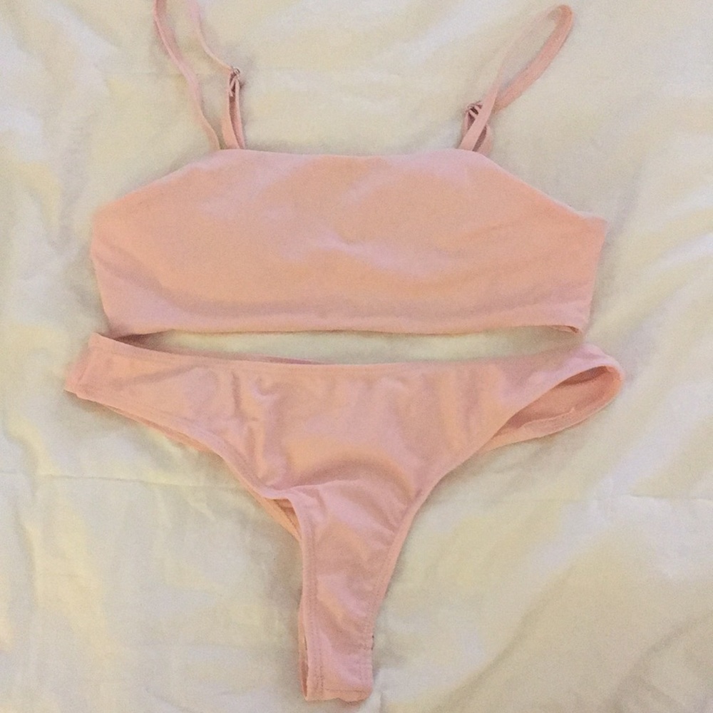 SOLDLight pink NWT thong bikini